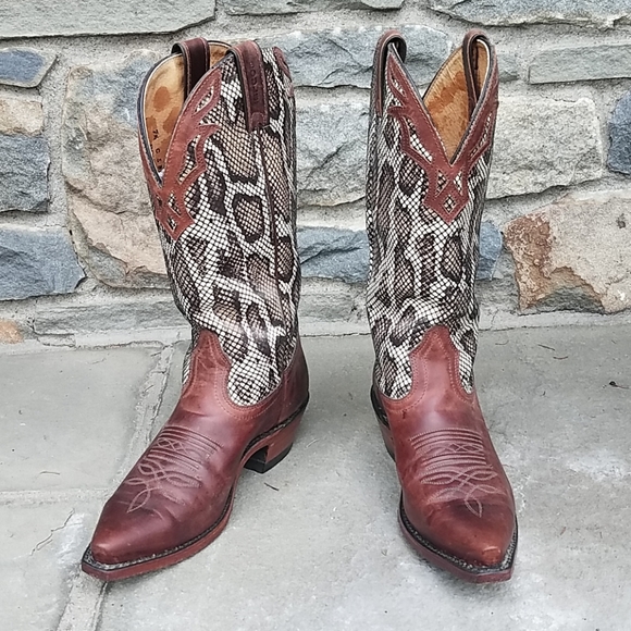 Boulet western cowgirl boots snake print - Picture 7 of 8